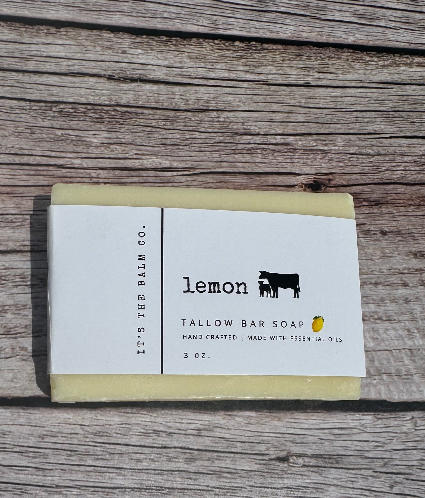 TALLOW SOAP - LEMON