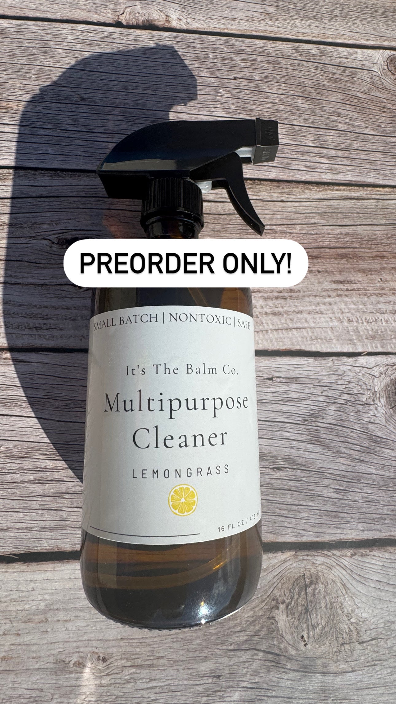 16oz - ALL-NATURAL LEMONGRASS MULTIPURPOSE CLEANER