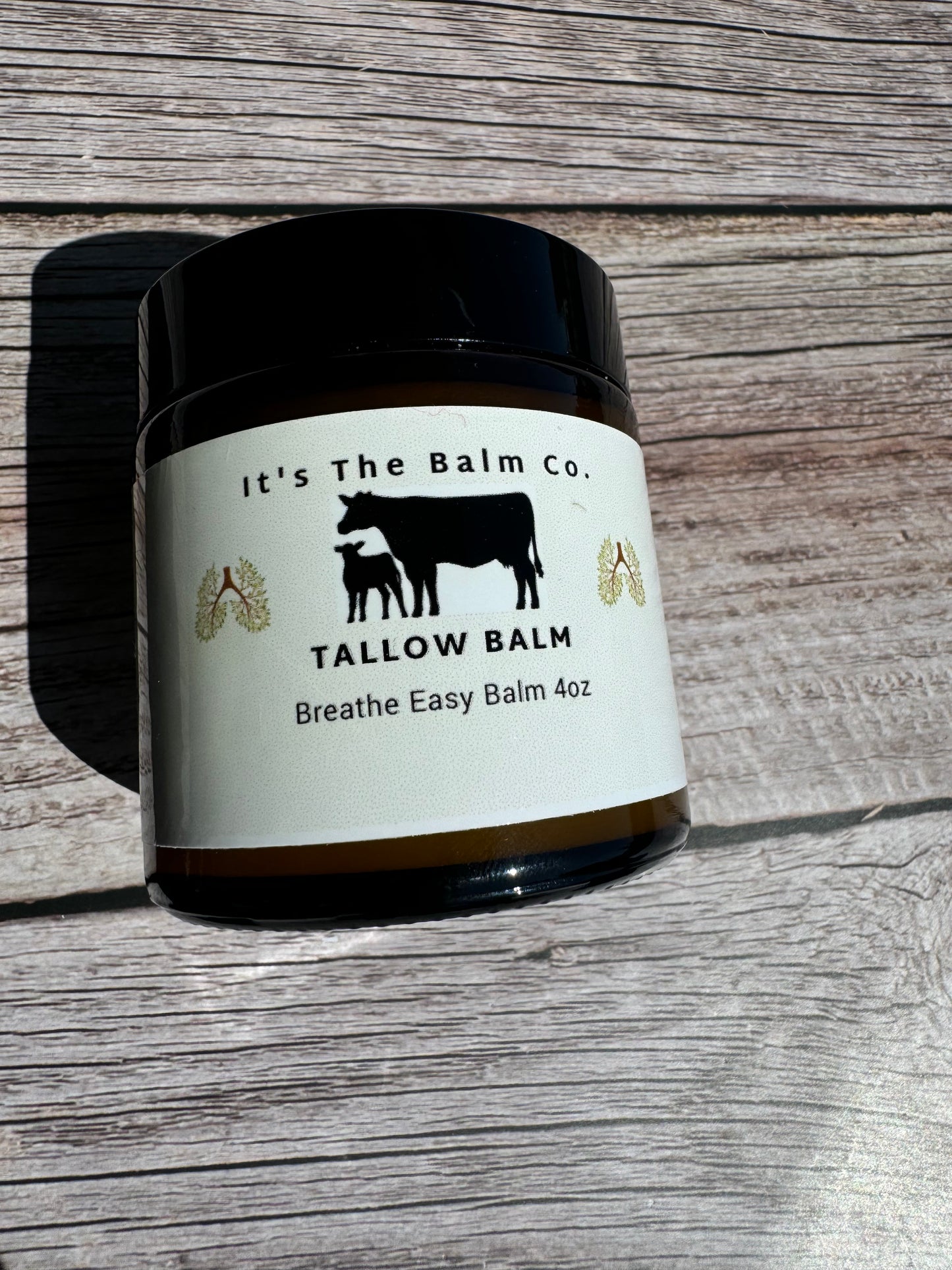 4oz - ADULT BREATHE EASY BALM (TALLOW CHEST RUB)