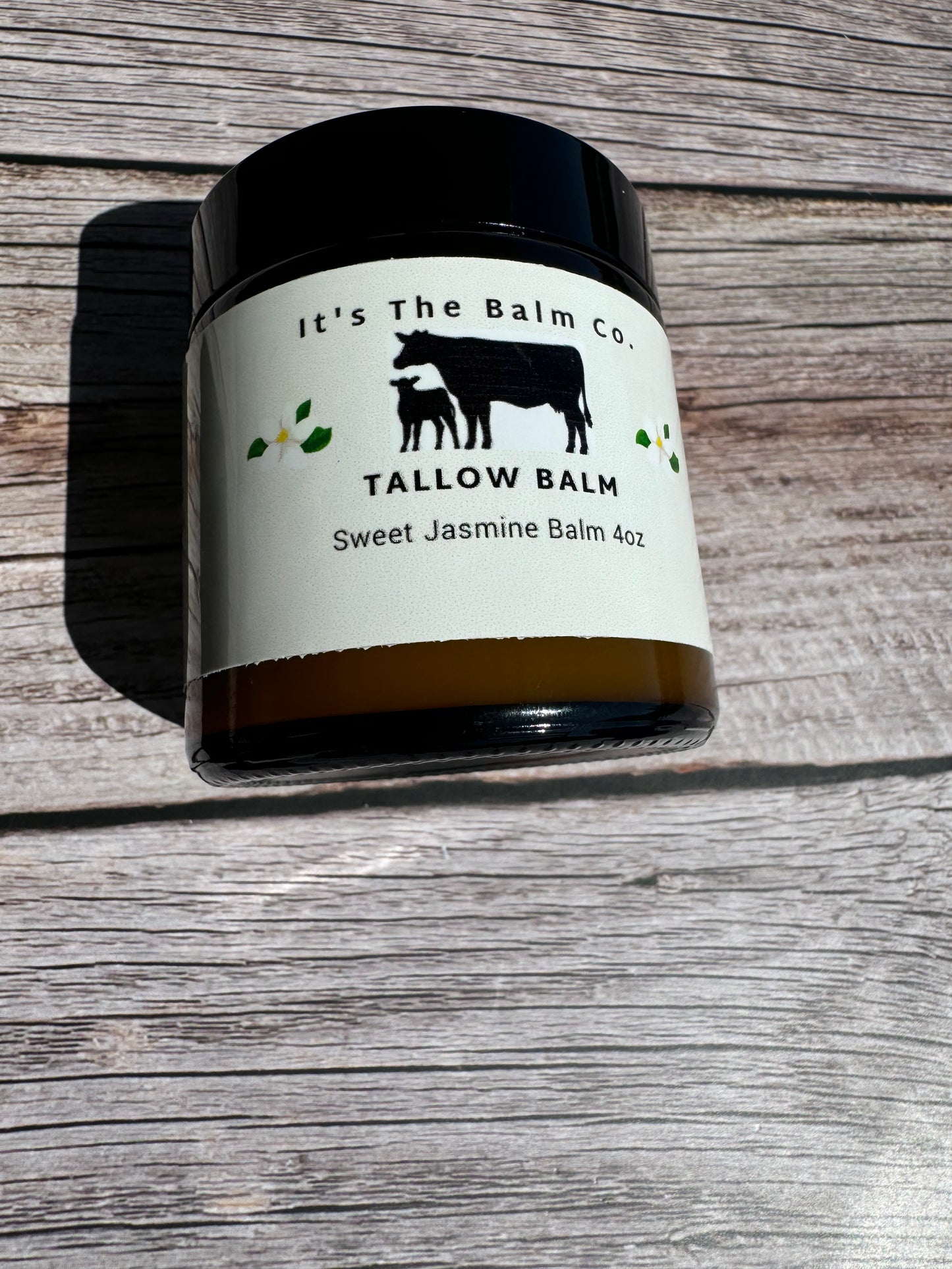 4oz - SWEET JASMINE TALLOW BALM