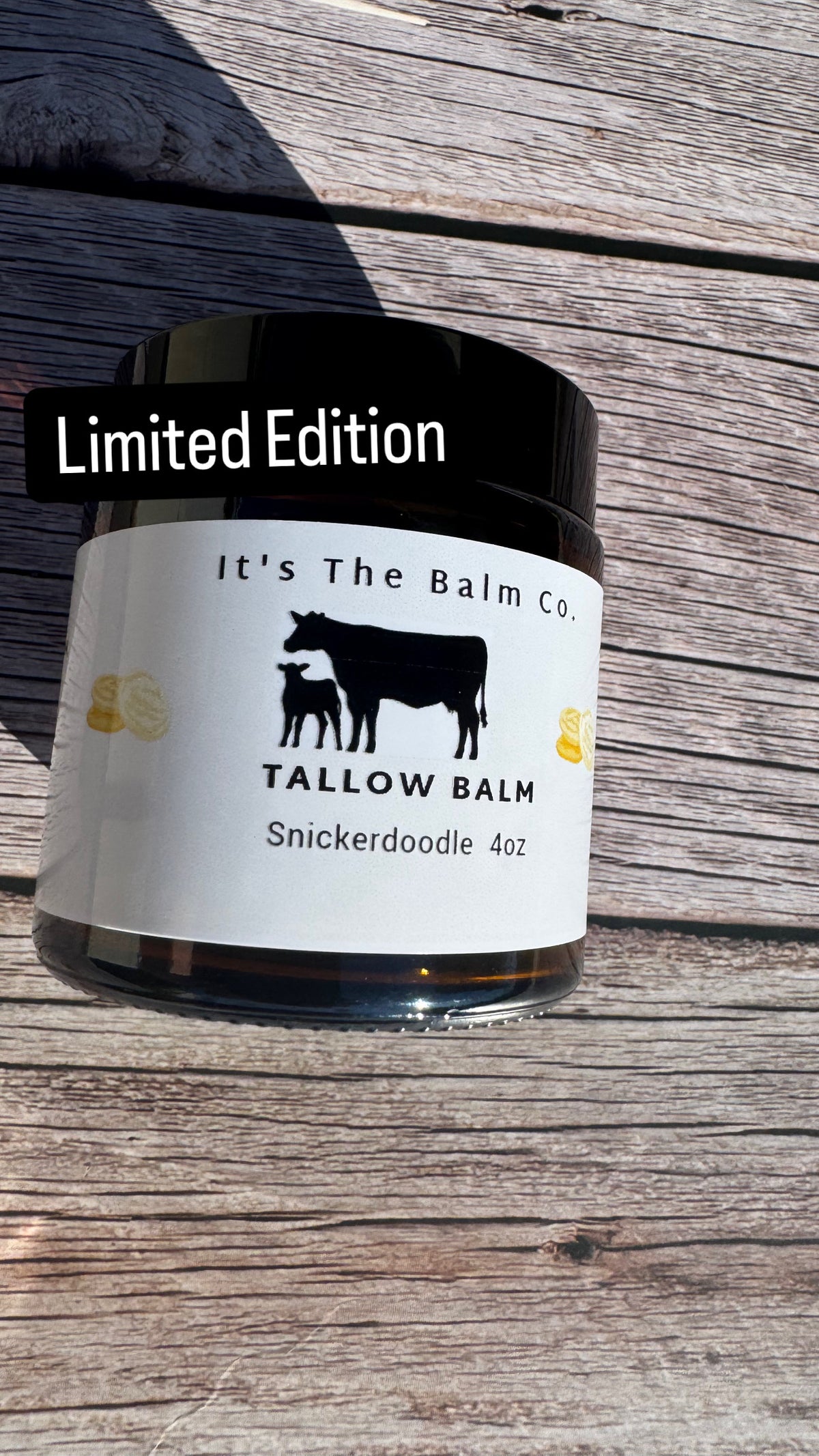 4oz - WHIPPED SNICKERDOODLE TALLOW BALM (LIMITED EDITION)