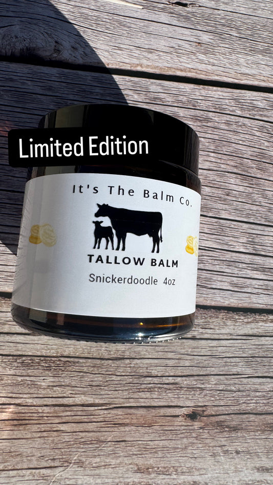 4oz - WHIPPED SNICKERDOODLE TALLOW BALM (LIMITED EDITION)