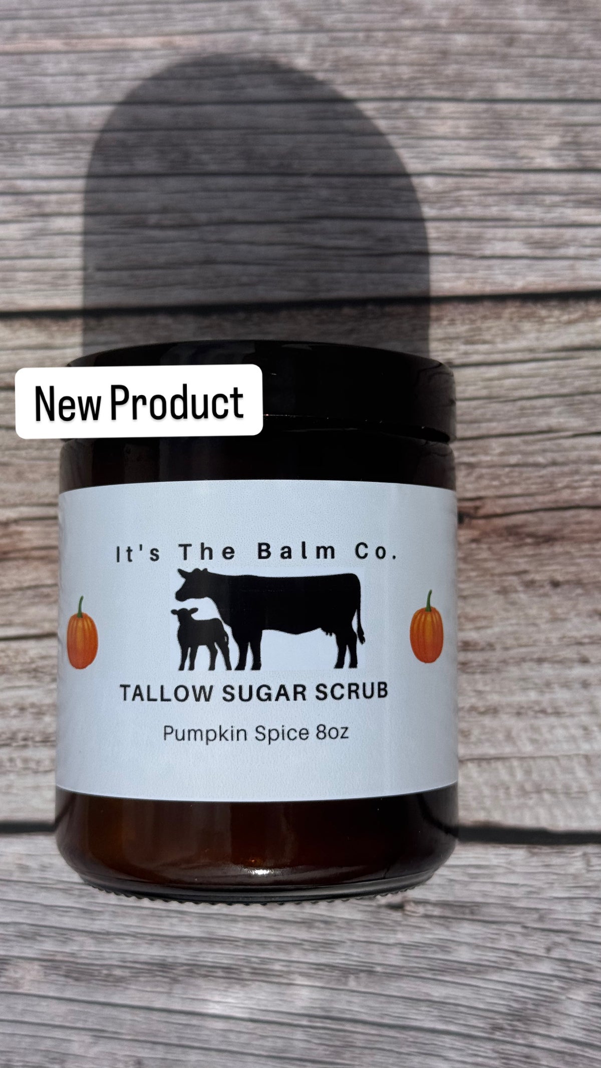 8oz- WHIPPED PUMPKIN SPICE TALLOW SUGAR SCRUB