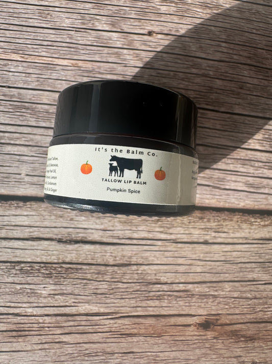 1/2 oz- TALLOW LIP BALM - PUMPKIN