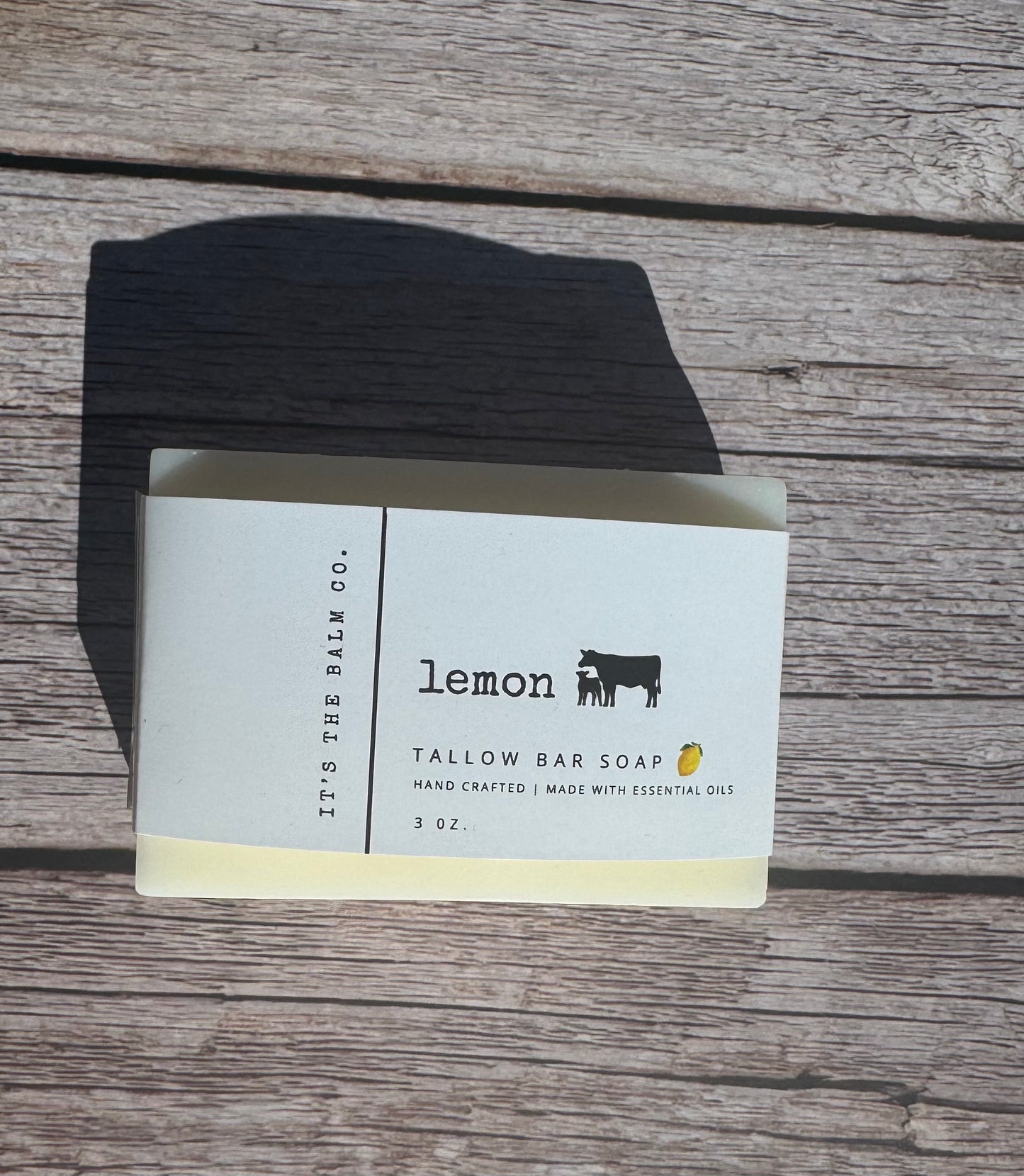TALLOW SOAP - LEMON