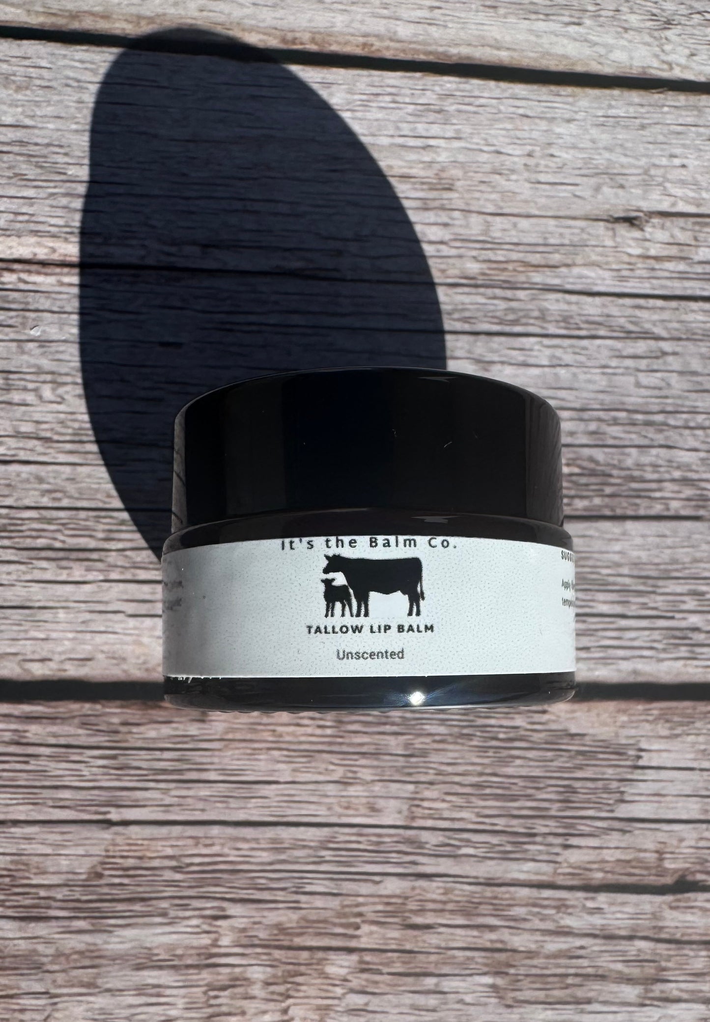 1/2 oz - TALLOW LIP BALM - UNSCENTED