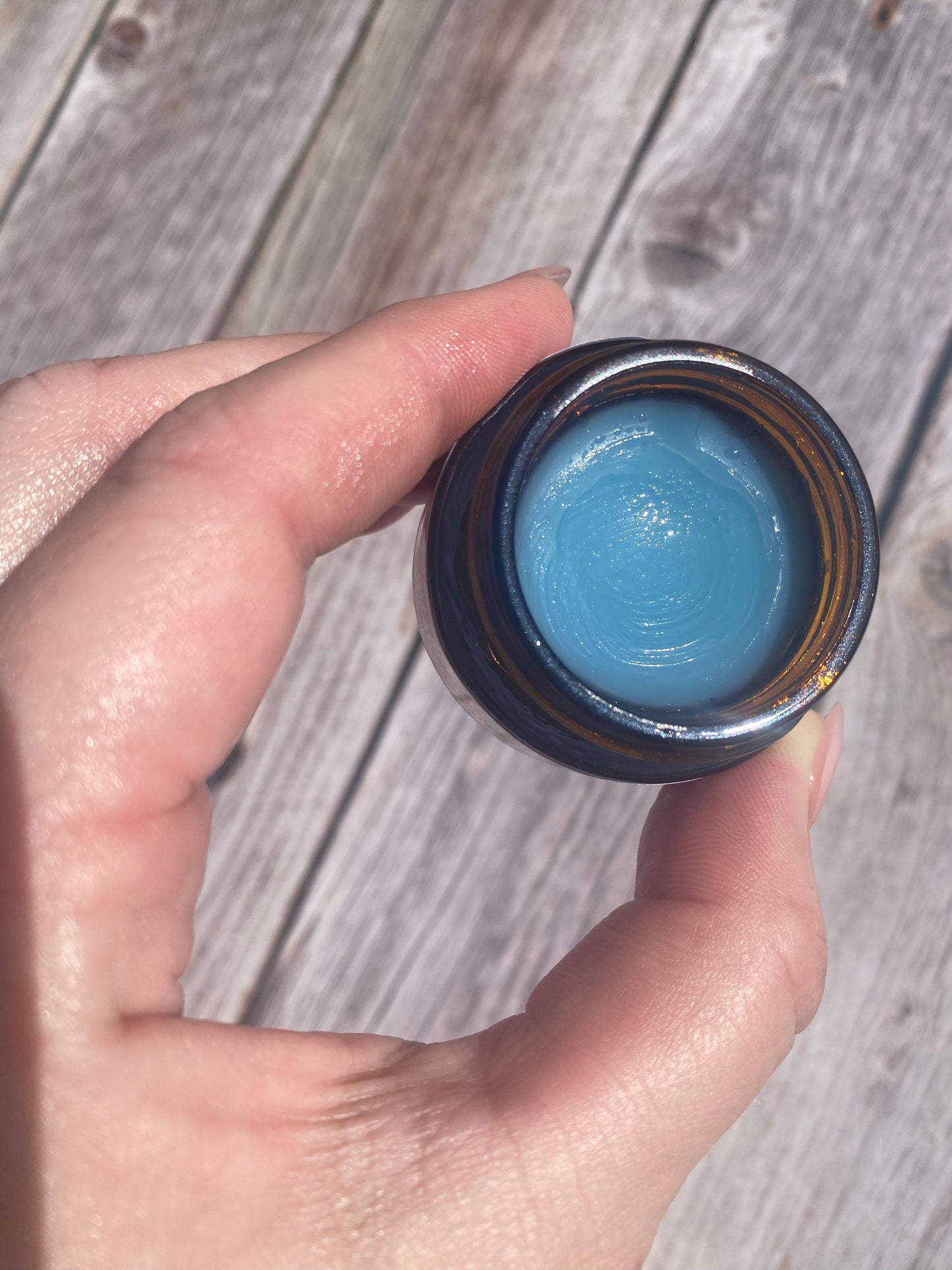 1/2 oz - TALLOW LIP BALM - BLUE TANSY