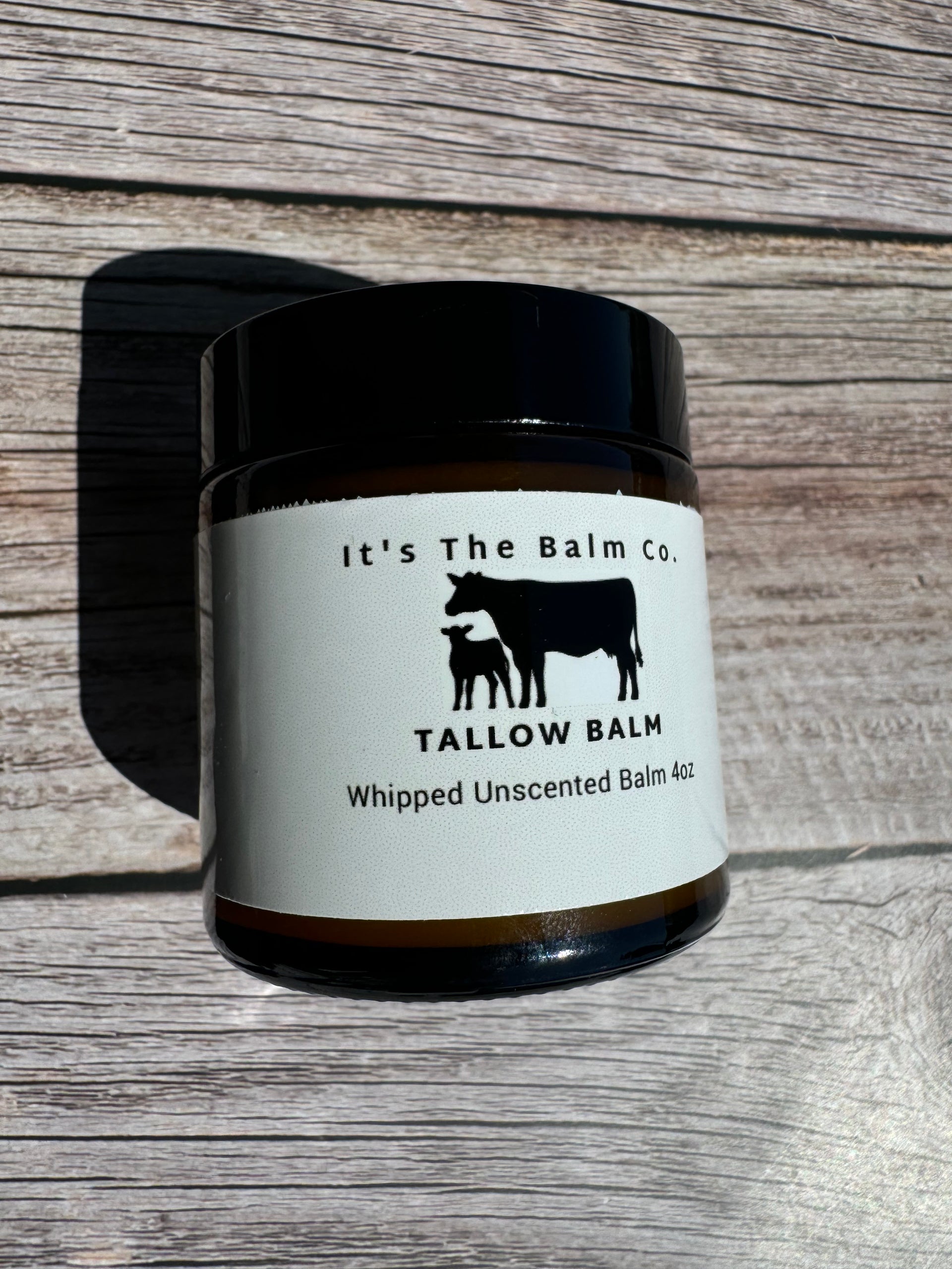 4oz WHIPPED UNSCENTED TALLOW BALM