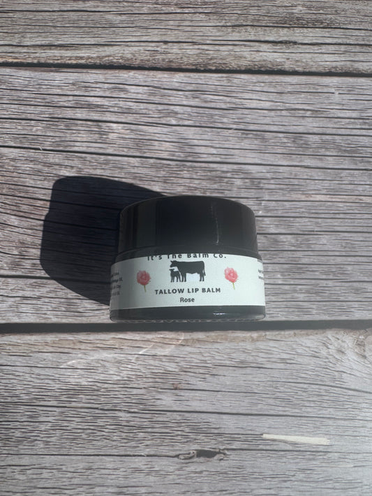 1/2oz - TALLOW LIP BALM - ROSE